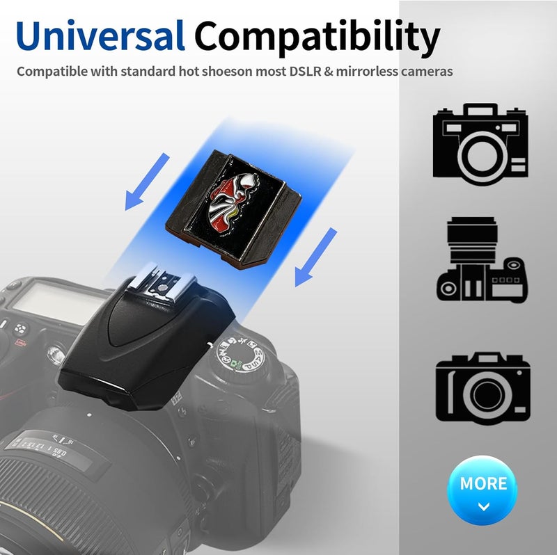 DBZZ Camera Hot Shoe Cover Protector Cap for Canon for Panasonic for Fujifilm for Olympus for Pentax for Sigma DSLR/SLR/Evil Camera - Image 2
